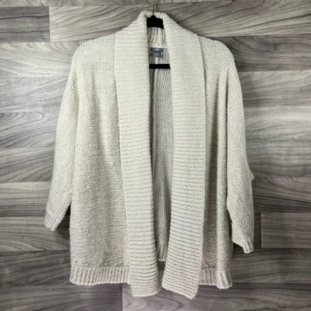 Aerie Womens Cardigan Sweater‎ Beige Long Sleeve Open Front XS
